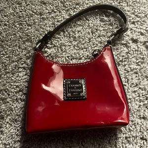 Red patent leather Dooney & Bourke